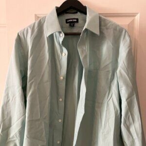 Land's End No Iron Supima Cotton Tailored Fit Mint Green Dress Shirt
